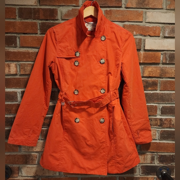 Michael Kors Jackets & Blazers - Michael Kors Double Breasted Belted Jacket Orange Medium